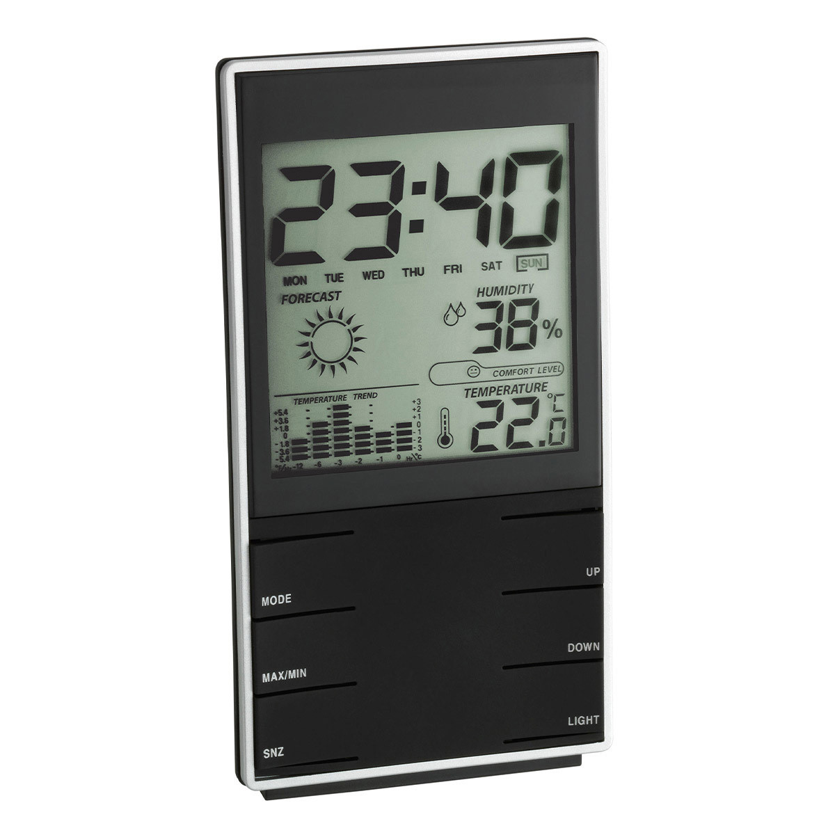 Домашня метеостанція TFA 140*75*20mm Black