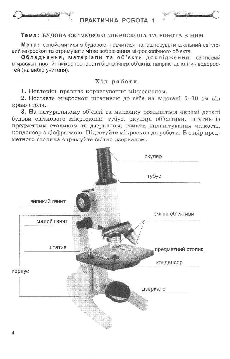 Біологія 6 клас. Зошит для практичних робіт, лабораторних досліджень. П.Г.Балан. Генеза - фото 6 - id-p218334565