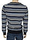Чоловічий смугастий светр Taddyo 0280 м3 з V-подібним вирізом, фото 3