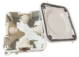 Коробка розподільча Р3 без клемника 120х120х65мм IP44