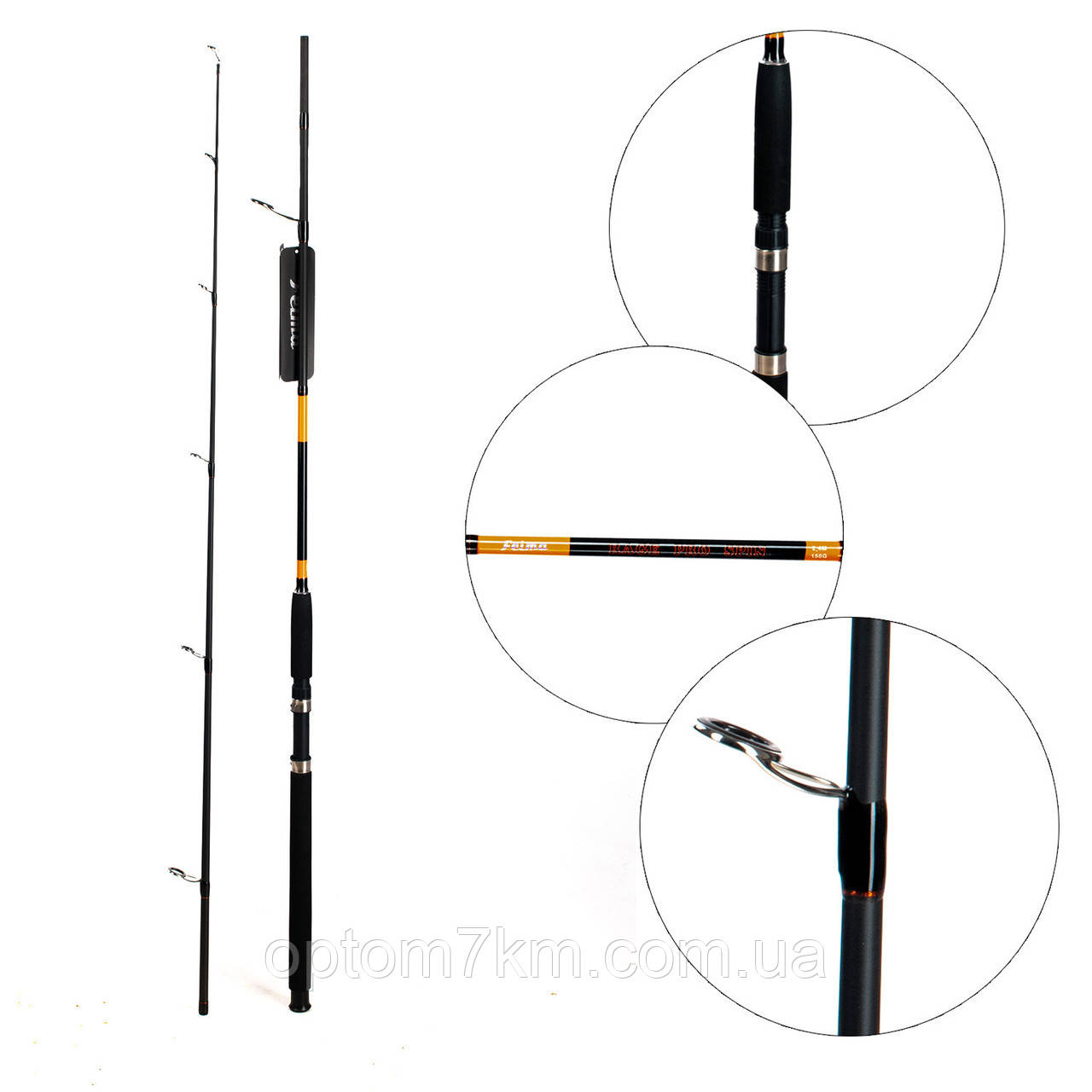 Спінінг силовий Feima Rage Pro spin 2,4m, тест до 150g