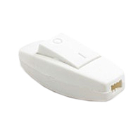 Вимикач для бра плоский білий STANDARD