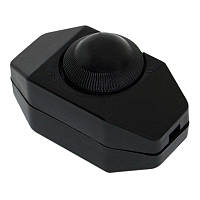 Вимикач для бра з регулятором (димер) чорний (Tiao Guang)