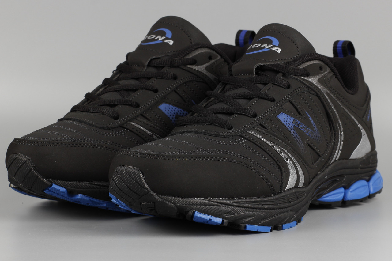 Кросівки чоловічі чорні Bona 675L Бона Розміри 41