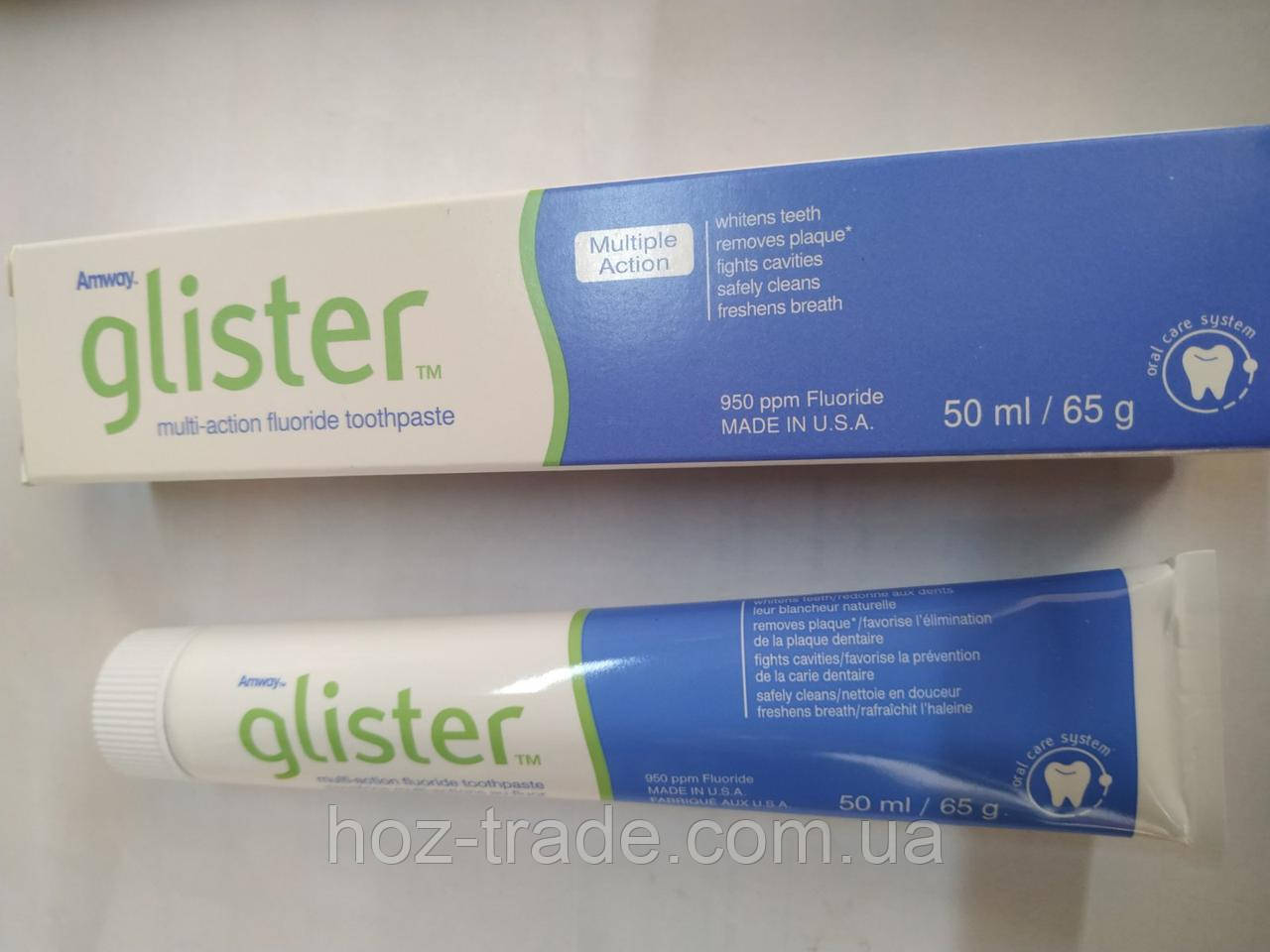 Зубна паста Глістер Glister Amway, 50 мл.