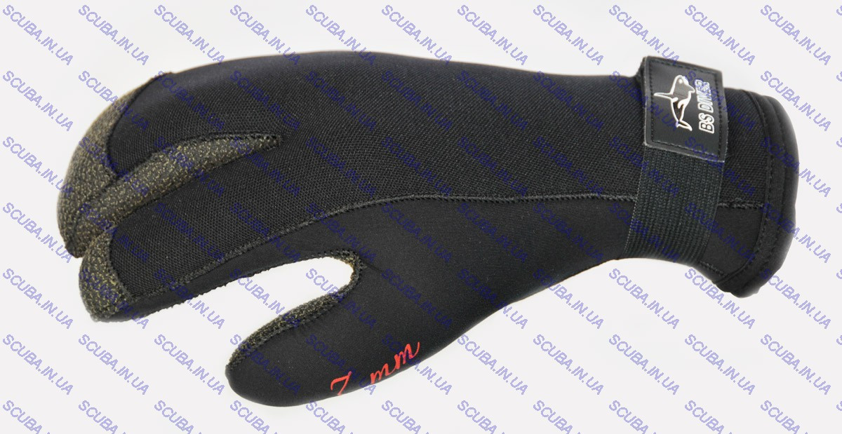 Перчатки кевларовые трехпалые BS Diver Professional KEVLAR, 7 мм - фото 2 - id-p183183088