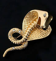 Брошка. Позолота. Камені: білий циркон. Діаметр: 5.5 см.