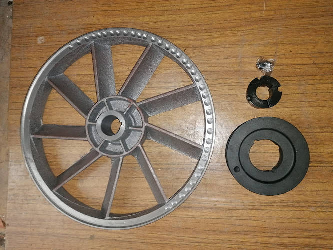 Шкив электродвигателя компрессора Aircast LB-75, шкив компрессора, цена ...