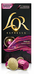 Nespresso капсули L'OR Espresso India Karnataka 10 (Неспресо) 10 шт. Франція.