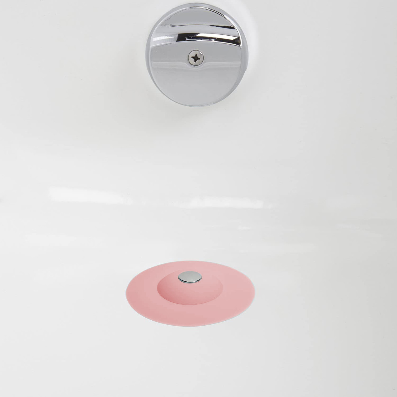 Сеточка в раковину "Flex Drain Stop" розовая, силиконовая пробка для кухонной мойки (раковины), клик клок (NS) - фото 4 - id-p1293144040