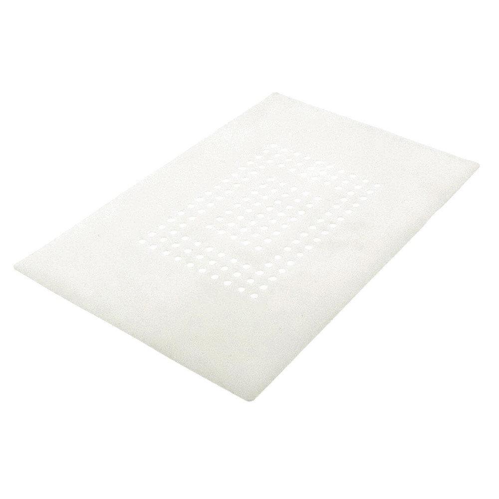Килимок силіконовий для компресорного сепаратора 16,5 х 22,5 см кількість отворів 10 х 16 шт (Білий), фото 1