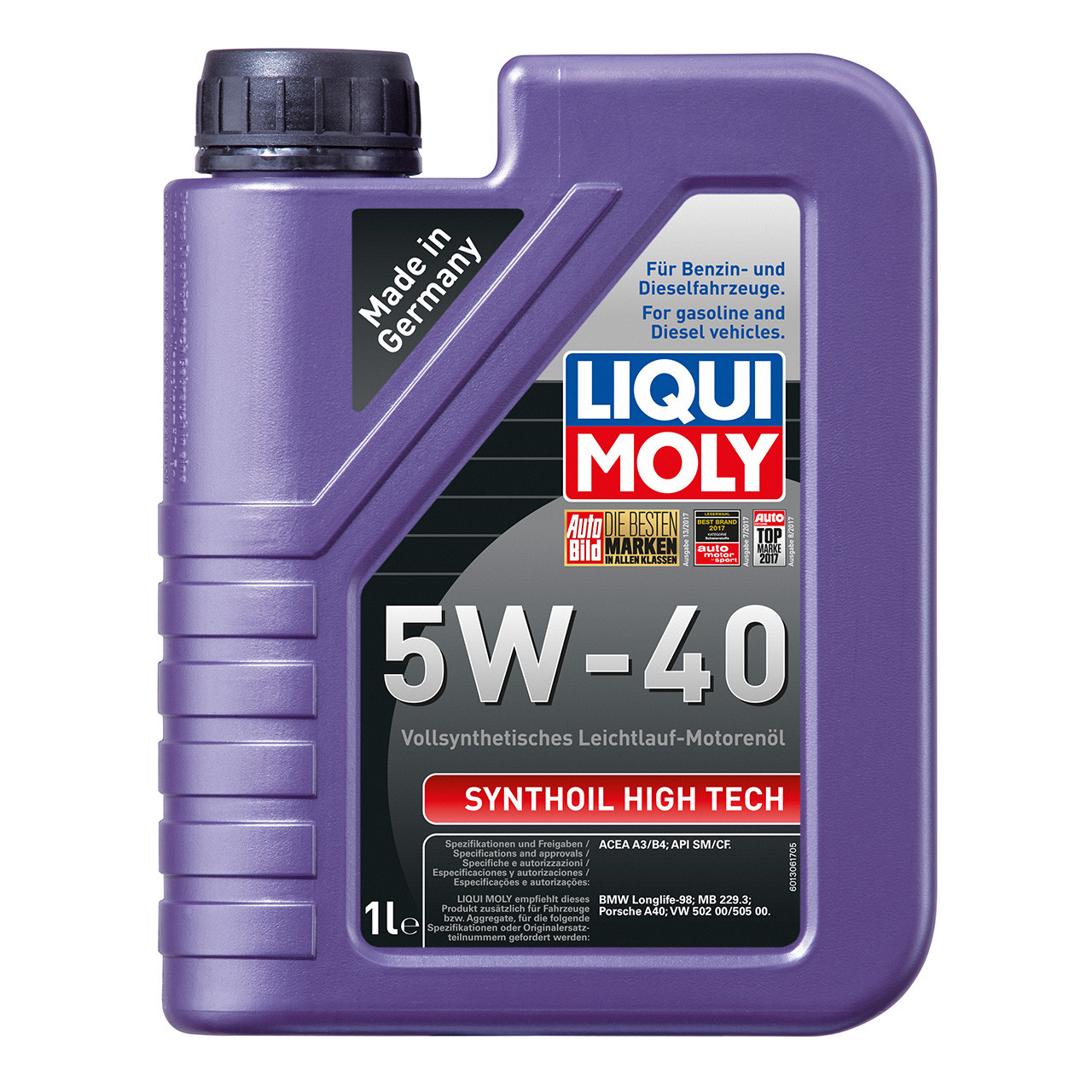 Liqui Moly Synthoil High Tech 5W-40 1л (1924/1855) Синтетична моторна олива