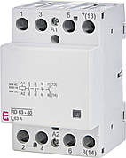 Модульний контактор ETI R 40-40 40А 4NO 230 V 2463410
