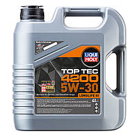 Моторна олива + омивач Liqui Moly Top Tec 4200 5W-30 4л (3715) Синтетична для VAG групи