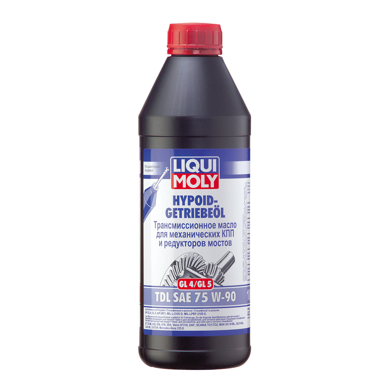 Liqui Moly Hypoid-Getriebeoil TDL 75W-90 1л (3945/1407) Напівсинтетична трансмісійна олива МКПП GL-4/GL-5