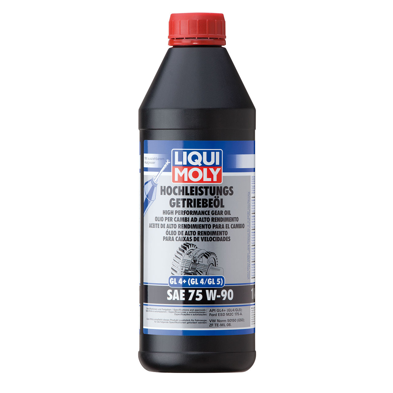 Liqui Moly Hochleistungs-Getriebeoil GL4+ 75W-90 1л (3979) Синтетична трансмісійна олива МКПП GL-4/GL-5