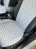 Накидки з еко-шкіри (комплект) на сидіння Ford Custom 2012+, фото 3