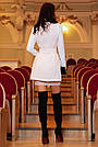 Біла сукня піджак жіноча святкова з мереживом, фото 5
