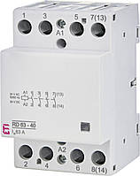 Модульный контактор ETI R 40-40 40А 4NO 230V 2463410