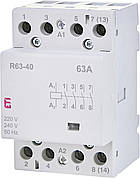 Модульний контактор ETI R 63-40 63А 4NO 230 2463450