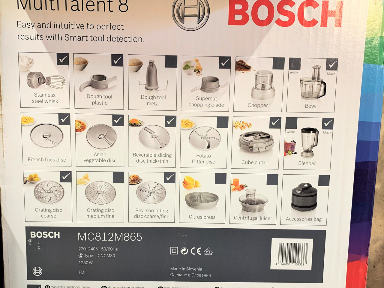 Кухонный комбайн Bosch MC812M865 MultiTalent 8 (ID#1245767593), цена ...