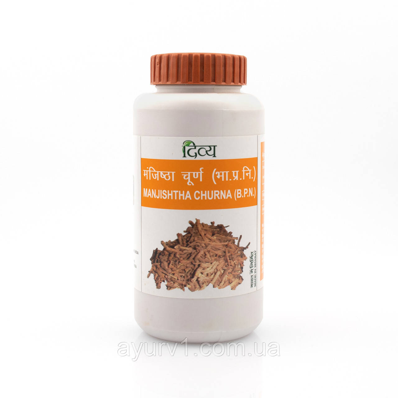 Манжишта Чурна Manjishtha Churna Patanjali Divya Pharmacy, 100 g порошок для очищення лімфи