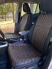 Накидки з еко-шкіри (комплект) на сидіння Mazda 323 BG, фото 4