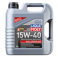 Моторна олива + омивач Liqui Moly MoS2 Leichtlauf 15W-40 4л (1949/2631) Мінеральна  з молібденом