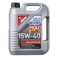 Моторное масло + омыватель Liqui Moly MoS2 Leichtlauf 15W-40 5л (1933/2571) Минеральное с молибденом