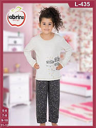 Піжама для дівчаток трикотажна Sabrina 5-6 років