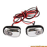 Омивачі лобового скла з білою LED-підсвіткою форсунки омивача повторювачі поворотів, фото 6