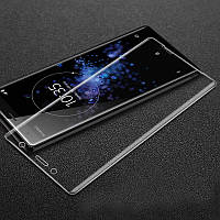 Защитное стекло Sony Xperia XZ2 Compact (на весь экран изогнутое) (Сони Иксперия ХЗ2 Икс Зет 2 Компакт)