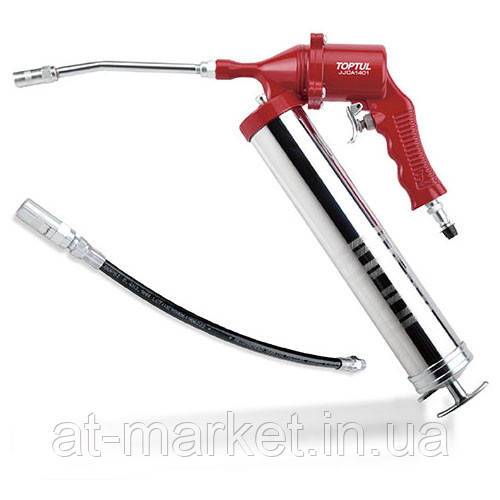 Шприц для змащення пневматичний із гнучким шлангом 12" TOPTUL JGAE0204, фото 1