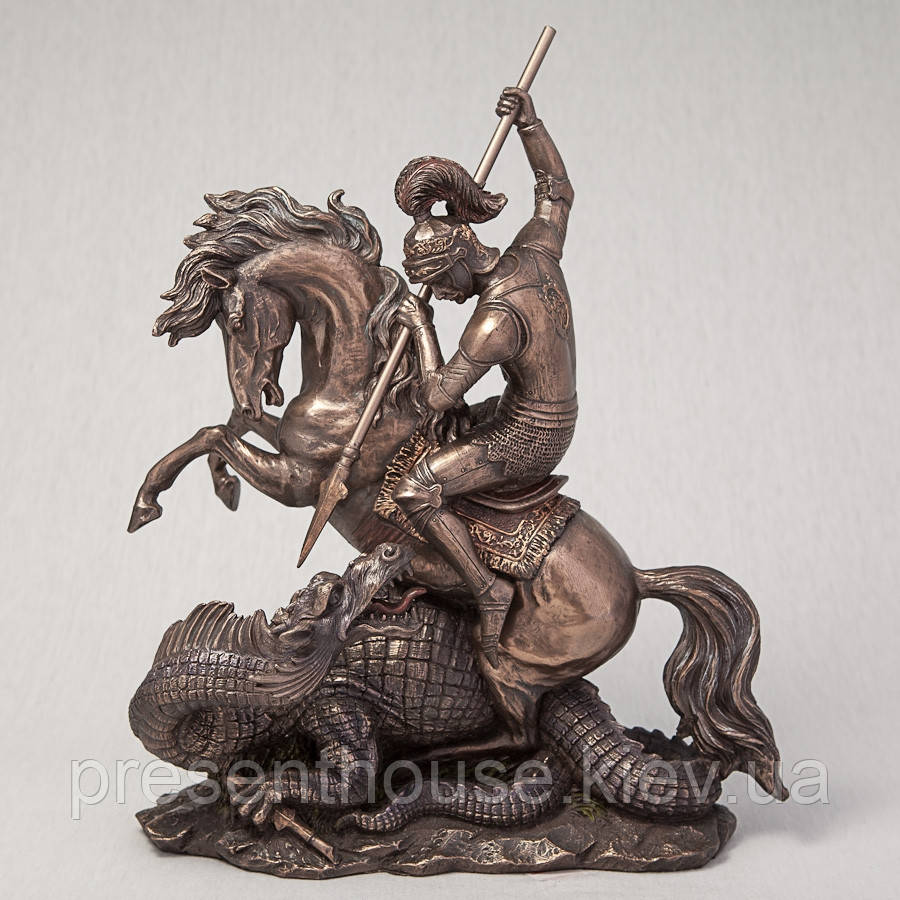 Статуетказ полістоуна "Георгій Переможець" 32 см, фото 1