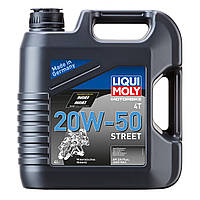 Liqui Moly Motorbike Street 4T 20W-50 4л (1696) Минеральное моторное масло для мотоциклов 4-т