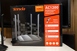 Wi-Fi Роутер TENDA AC8 AC1200 Dual-Band Gigabit WiFi Router 1167 Мбіт/с (1W/3L) 4-ant