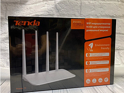 Интернет-шлюз роутер Tenda F6 N300 3xFE LAN, 1xFE WAN, 4x5dBi антенны