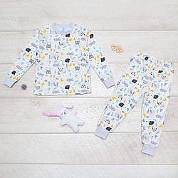 Тепла бавовняна піжама Ліс Minikin До 116 см