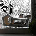 Годівниця для птахів з присосками на вікно Біла, фото 8