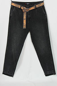 Турецькі жіночі чорні джинси великих розмірів 48-64