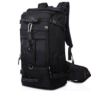 Туристичний рюкзак - сумка Kaka дорожній для подорожей чорний Код 15-0092