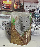 Сувенирное мыло ручной работы Волк в камне