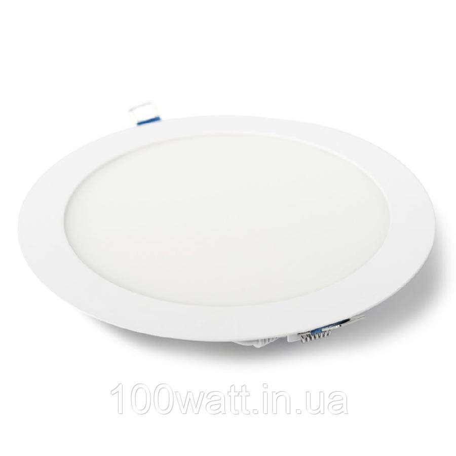 Світильник точковий врізний ЕВРОСВЕТ 18Вт коло LED-R-225-18 4200К