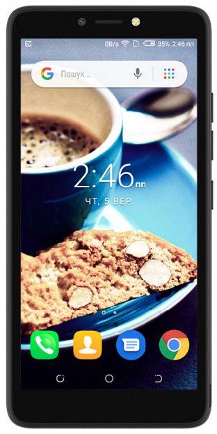 Смартфон Tecno POP 2F 5,5" 1/16Gb з розблокуванням по обличчю і сканером відбитків пальців чорний