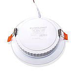 Світильник точковий врізний EVROLIGHT 12 Вт круг PLAIN-12R 4200К, фото 4