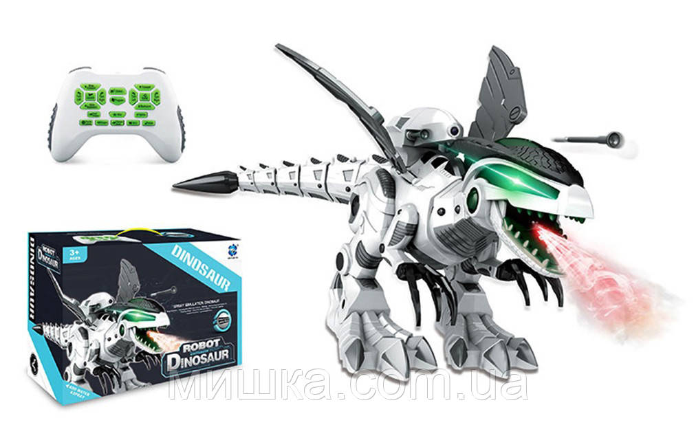 Інтерактивний Динозавр 0878 на радіокеруванні, 67 см, стріляє присосками, фото 1