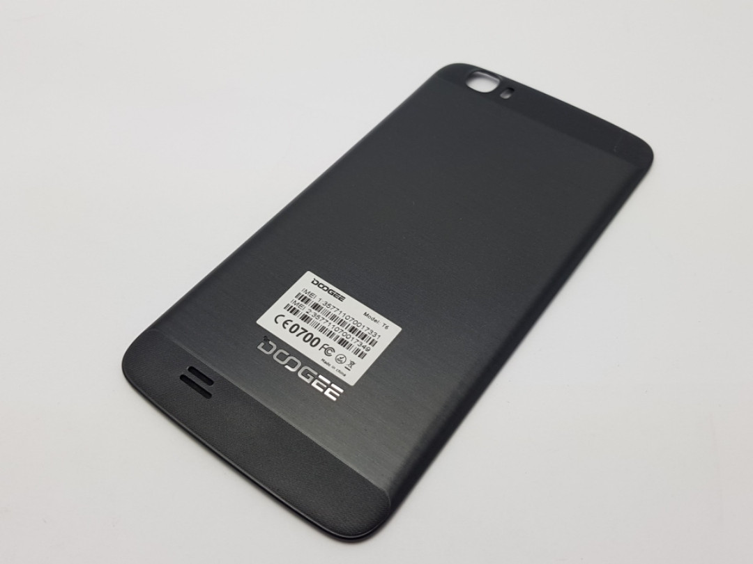Задня кришка doogee t6 чорна сервісний оригінал з розборки