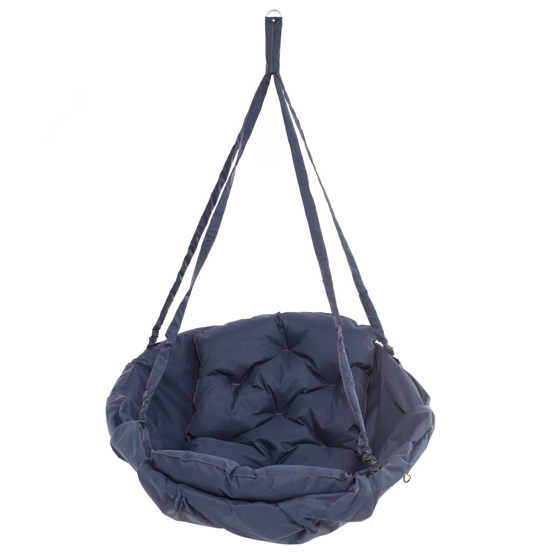 Крісло-гамак 200 кг 96 см Темно-синє