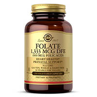 Витамины и минералы Solgar Folate 1333 mcg (Folic Acid 800 mcg), 250 вегакапсул