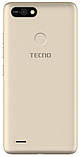 Смартфон Tecno POP 2F 5,5" 1/16Gb з розблокуванням по обличчю і сканером відбитків пальців золотистий, фото 4